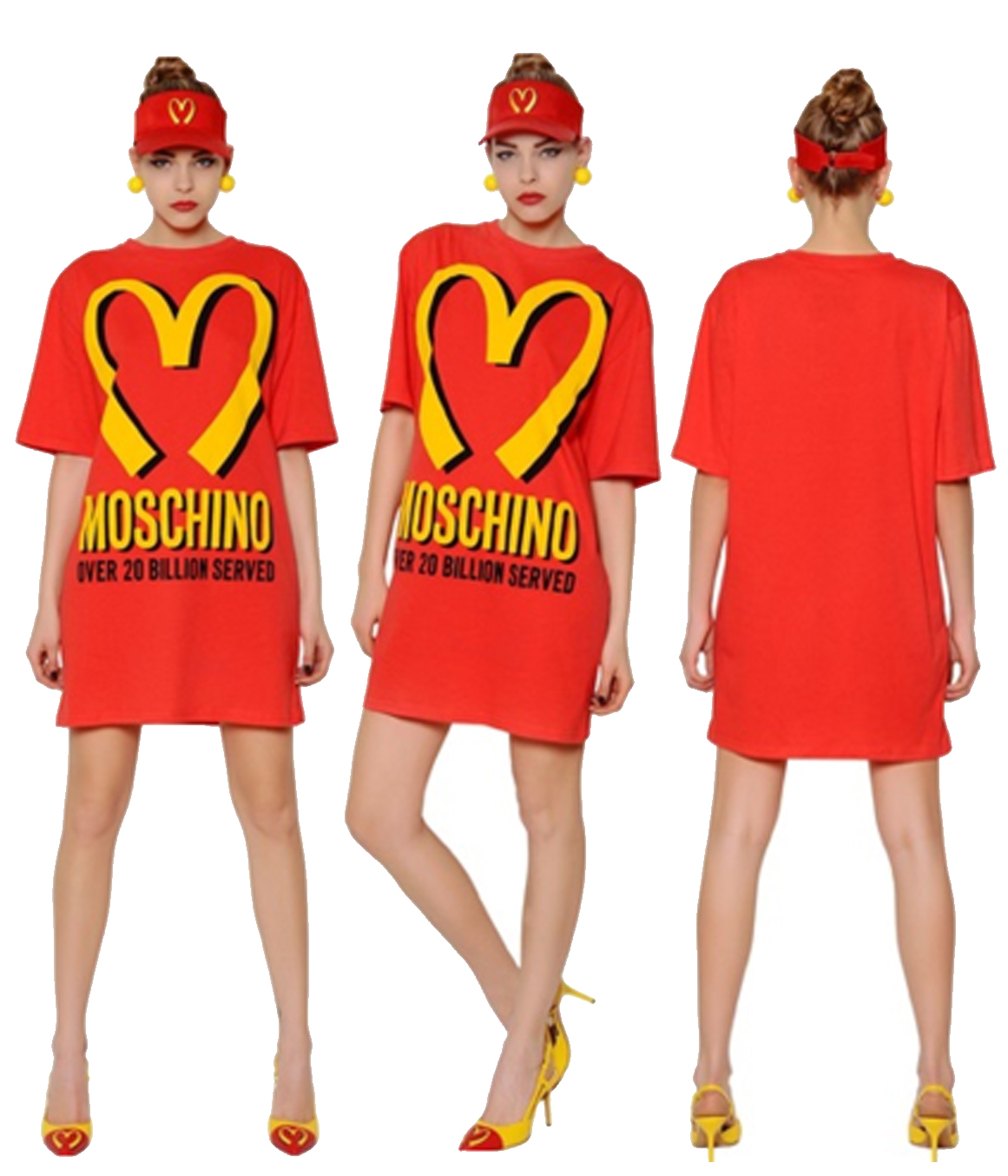 moschino little red dress - Serafini Pizzeria