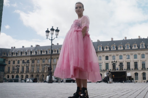 Hire a dress | Villanelle from Killing Eve meets Molly Goddard's